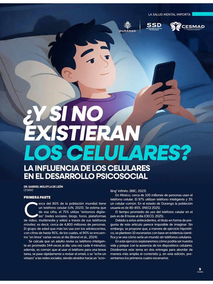 ARTÍCULO DE SALUD MENTAL DEL MES DE OCTUBRE